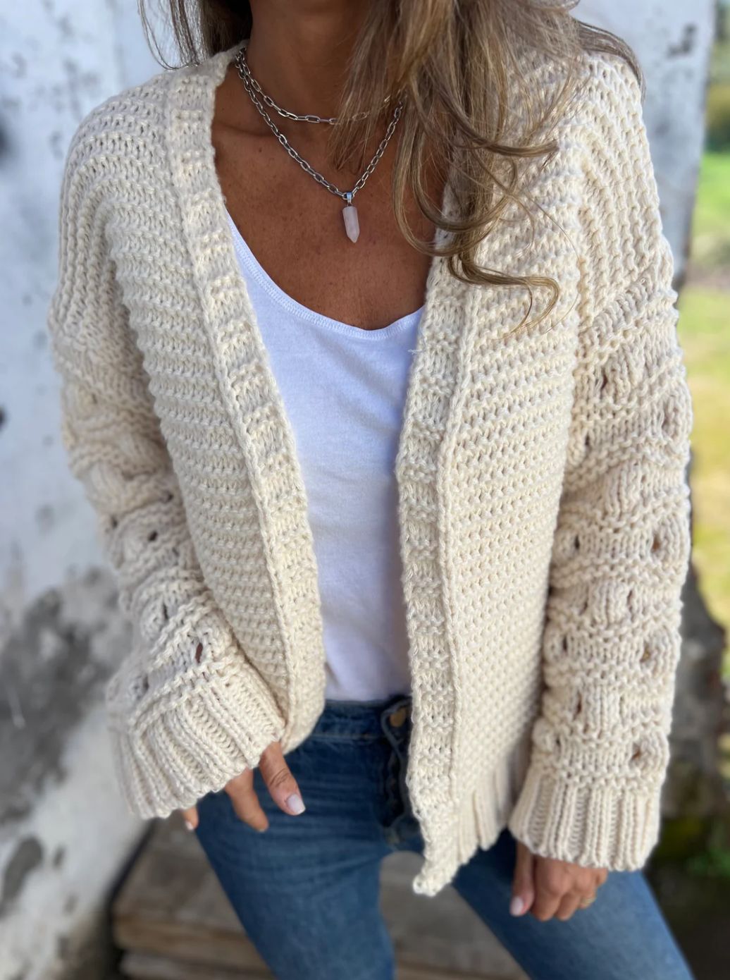 Cardigan Femme,Couleur Unie